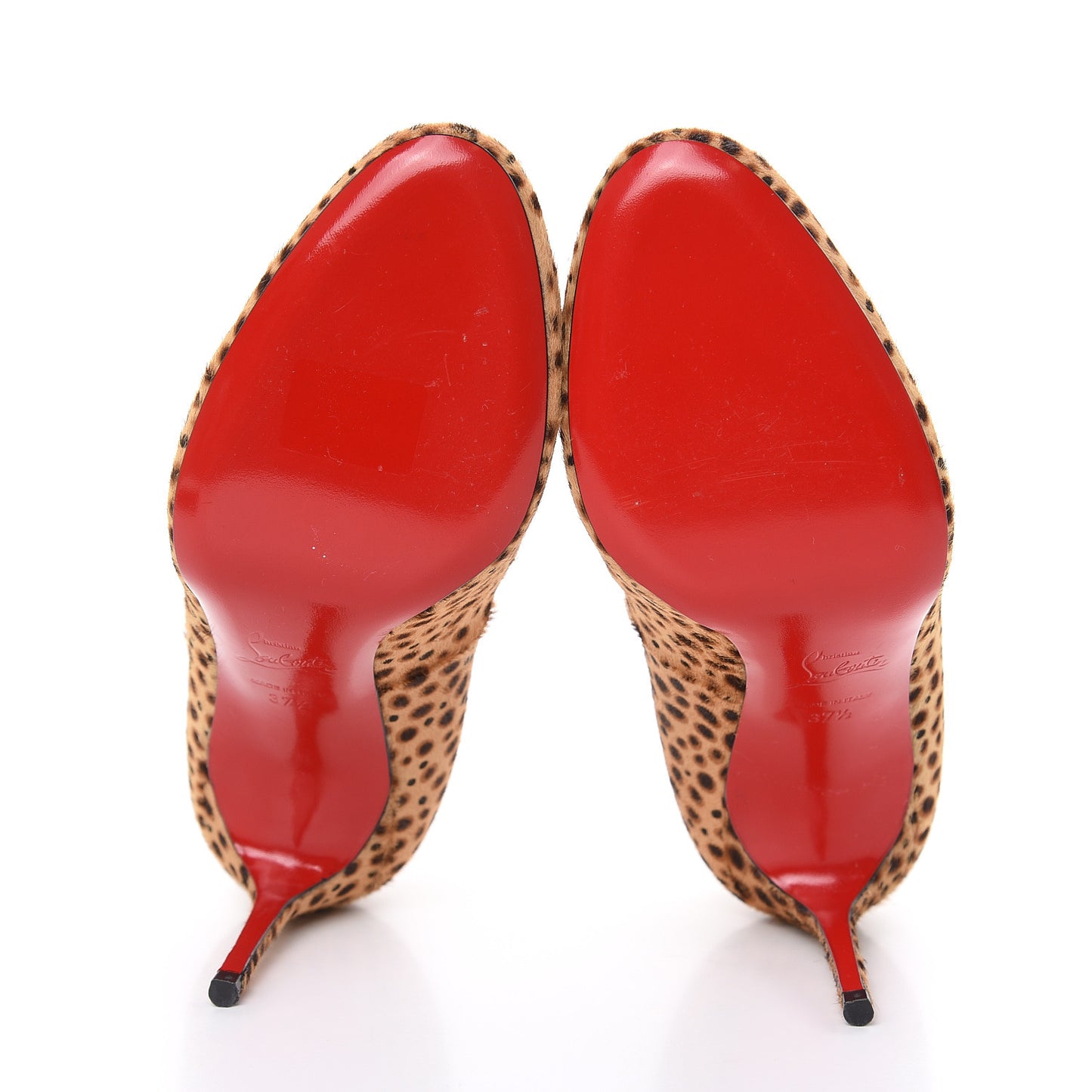 Pony Hair Jungle Leopard Print FIfi 85 Pumps 37.5 Sahara