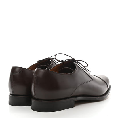 Gucci Calfskin Mens Captoe Oxford Loafers 9 Cocoa 4 of 8