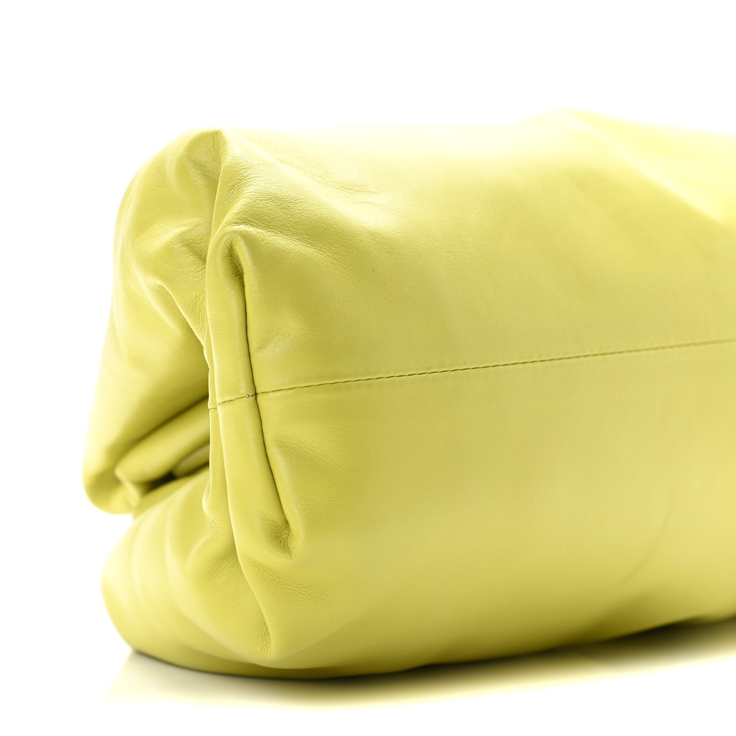 Smooth Butter Calf The Pouch Oversized Clutch Kiwi