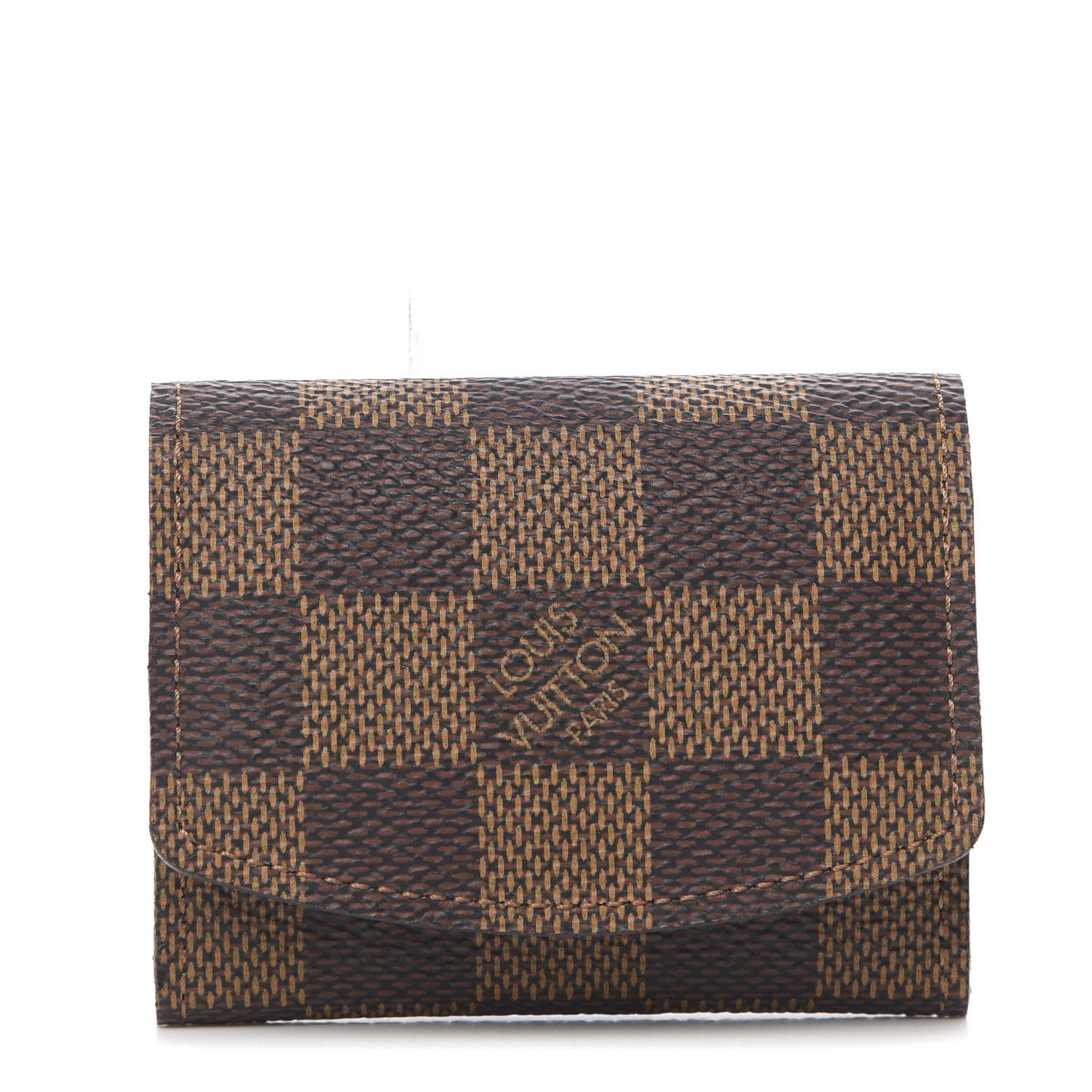Damier Ebene Cufflinks Case