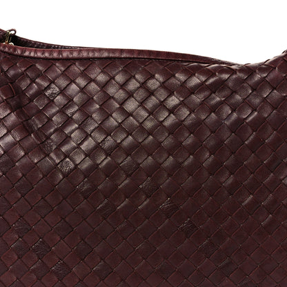 Bottega Veneta Nappa Intrecciato Medium Veneta Hobo Dark Red 7 of 9