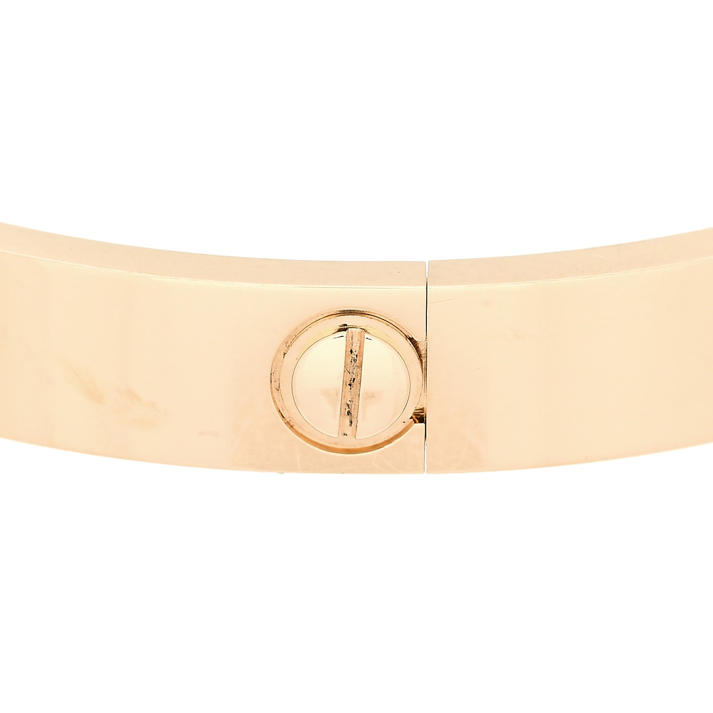 18K Yellow Gold 4 Diamond LOVE Bracelet 16