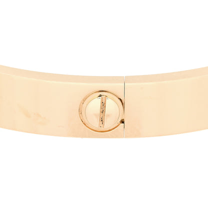 Cartier 18K Yellow Gold 4 Diamond LOVE Bracelet 16 9 of 10
