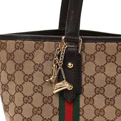 Gucci Monogram Medium Jolicoeur Tote Dark Brown 8 of 13