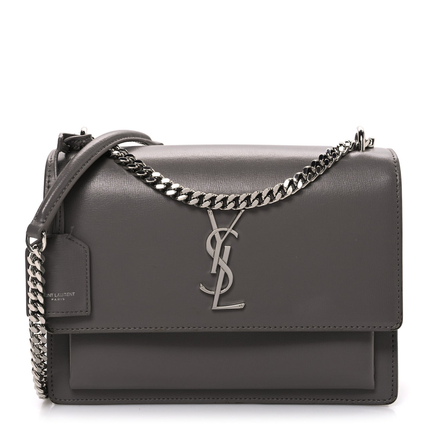Calfskin Medium Monogram Sunset Fog