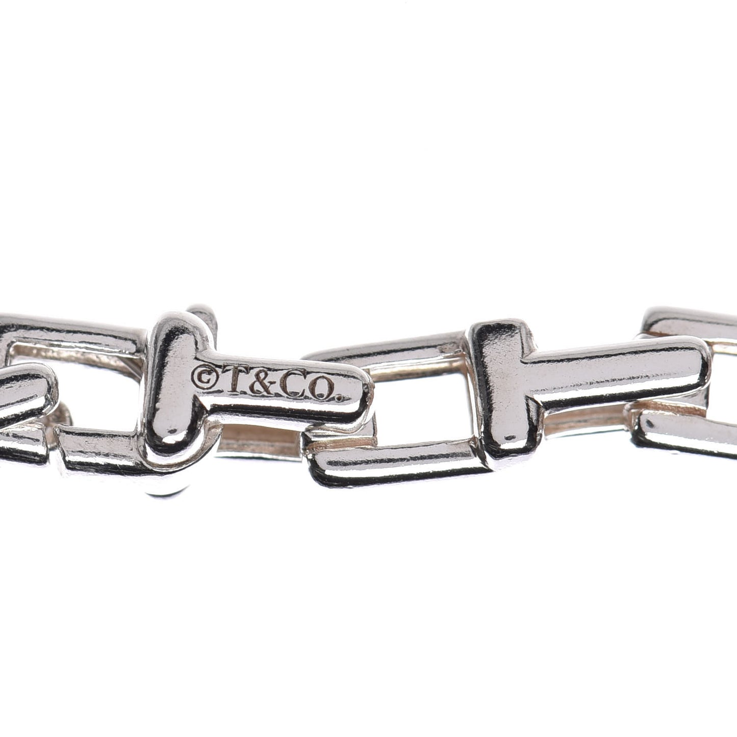 Sterling Silver T Narrow Chain Necklace