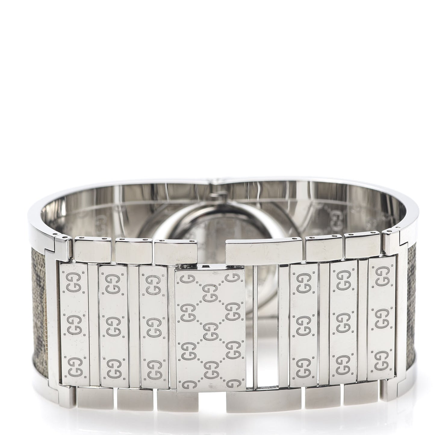 Stainless Steel Canvas Mother of Pearl 33mm Twirl Monogram Quartz Watch