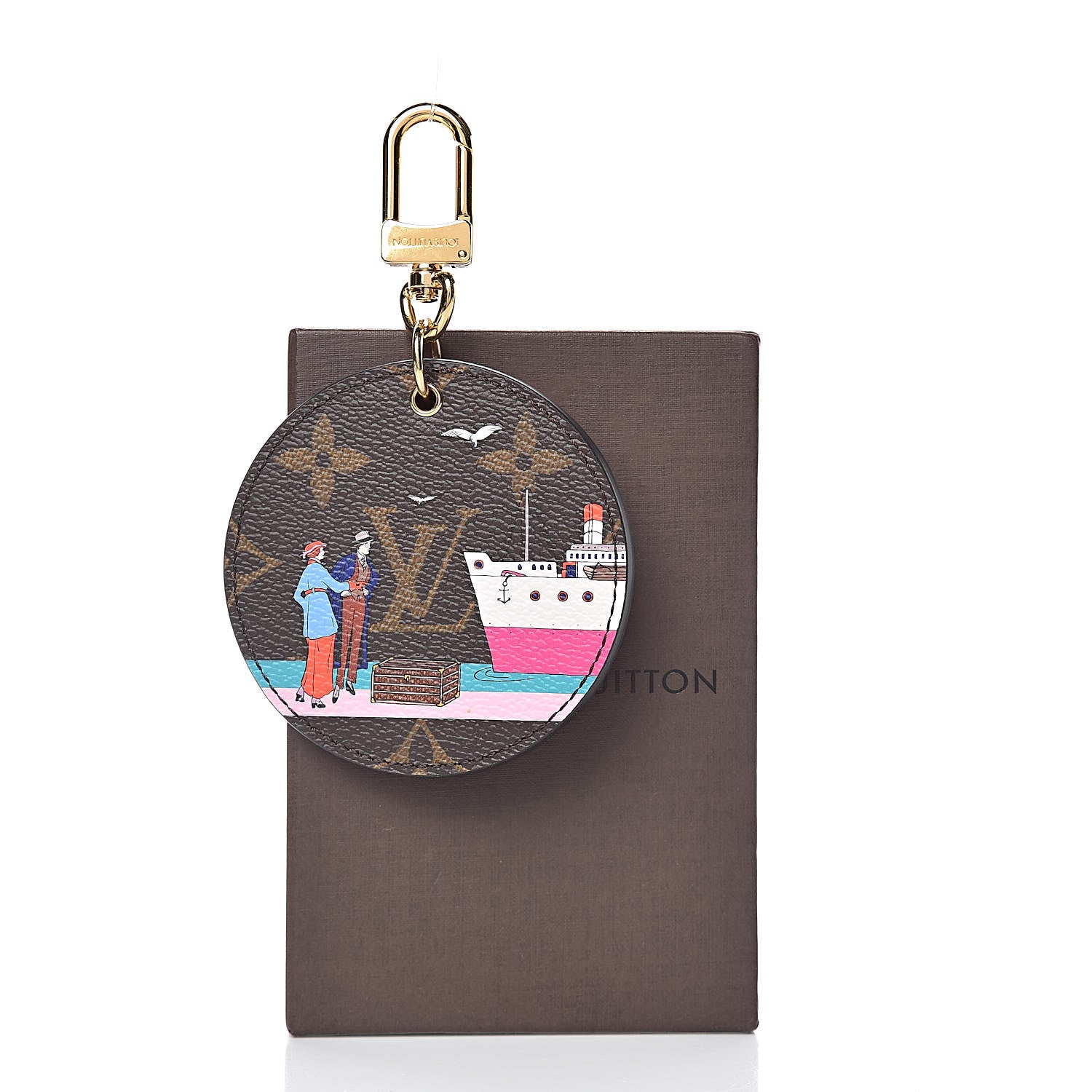 Louis Vuitton Monogram 2016 Christmas Animation Bag Charm Key Ring 4 of 4