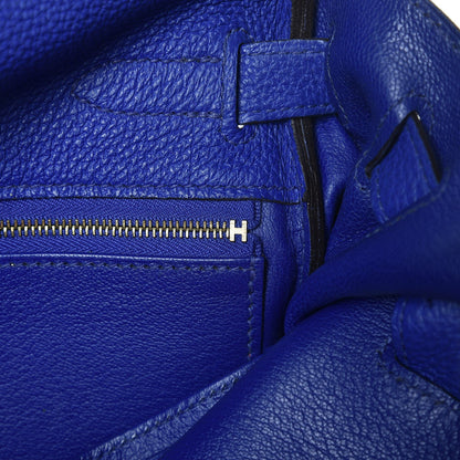 Hermes Togo Kelly Retourne 32 Bleu Electrique 10 of 49