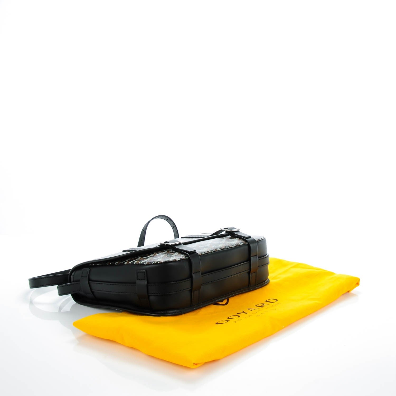 Goyard Goyardine Belvedere MM Messenger Bag Black 4 of 7