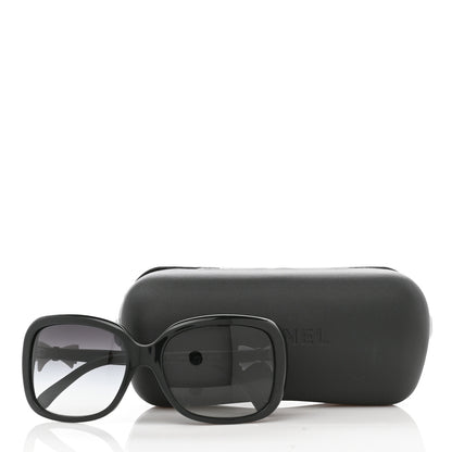 Chanel Acetate CC Bow Sunglasses 5171 Black White 7 of 7