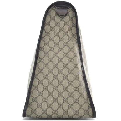 Gucci Coated Canvas Monogram Tote Ebony 4 of 11