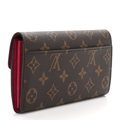 Louis Vuitton Monogram Sarah Wallet NM Fuchsia 3 of 8