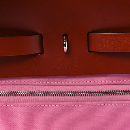 Hermes Toile Officier Vache Hunter Herbag Zip PM 31 5P Pink Cuivre 6 of 10