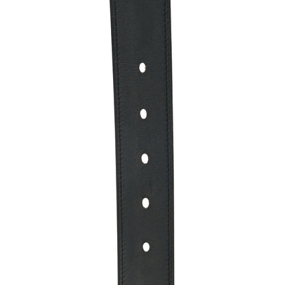 Hermes Taurillon Clemence Etriviere 32mm 95 38 Chocolate Black 4 of 5