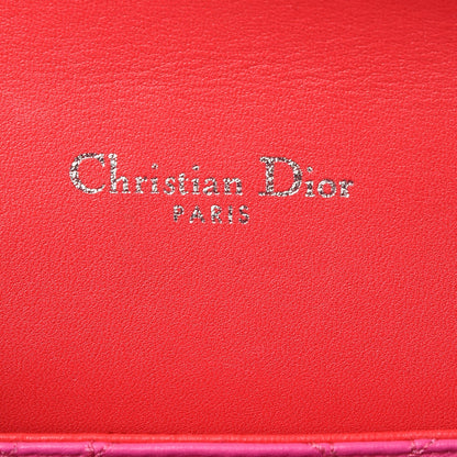 Christian Dior CHRISTIAN DIOR Lambskin Cannage Medium Miss Dior Flap Fuchsia 6 of 11