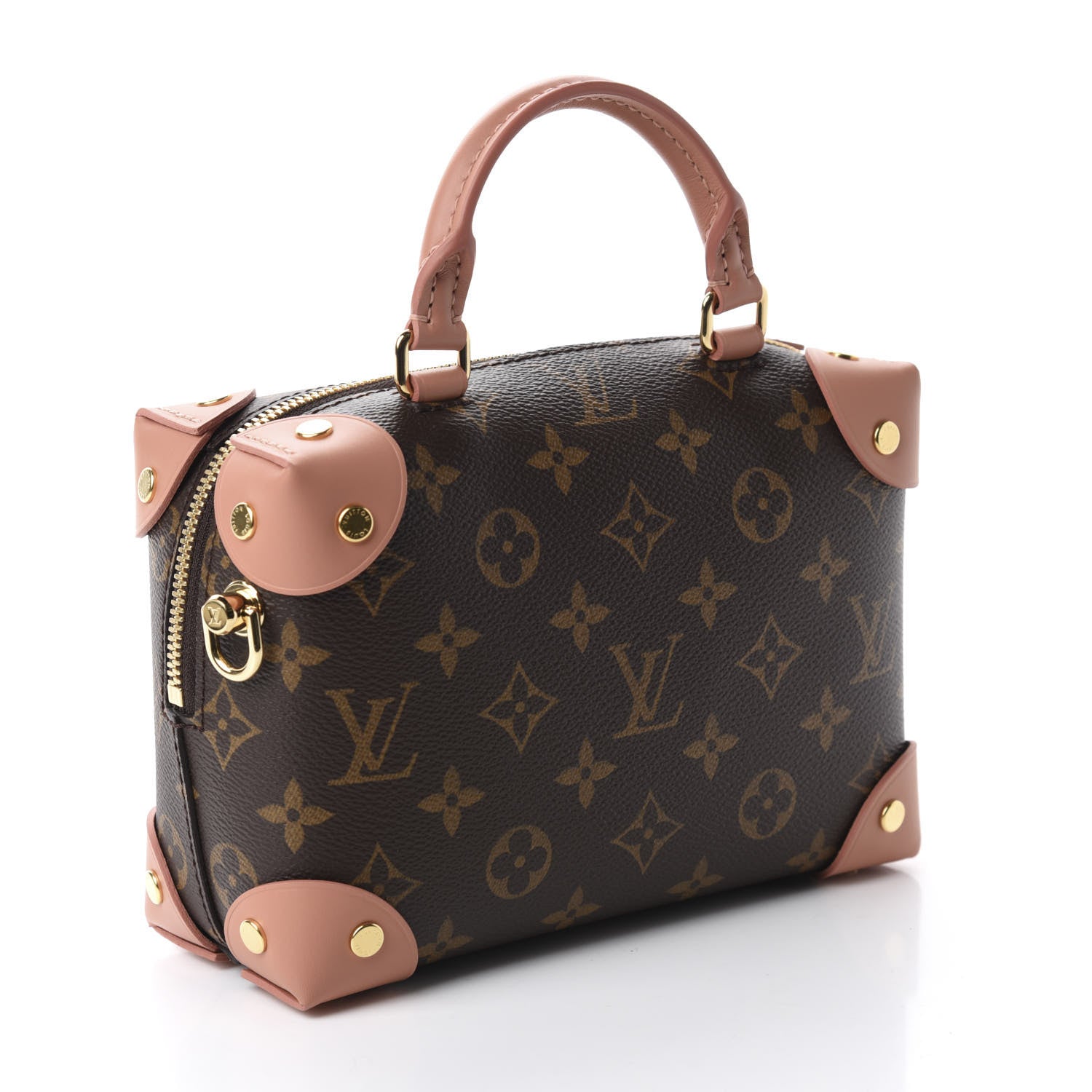 Louis Vuitton Monogram Petite Malle Souple Peach 3 of 10