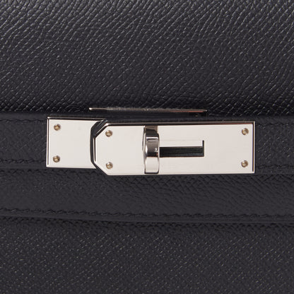 Hermes Epsom Kelly Depeches 25 Pouch Black 7 of 11