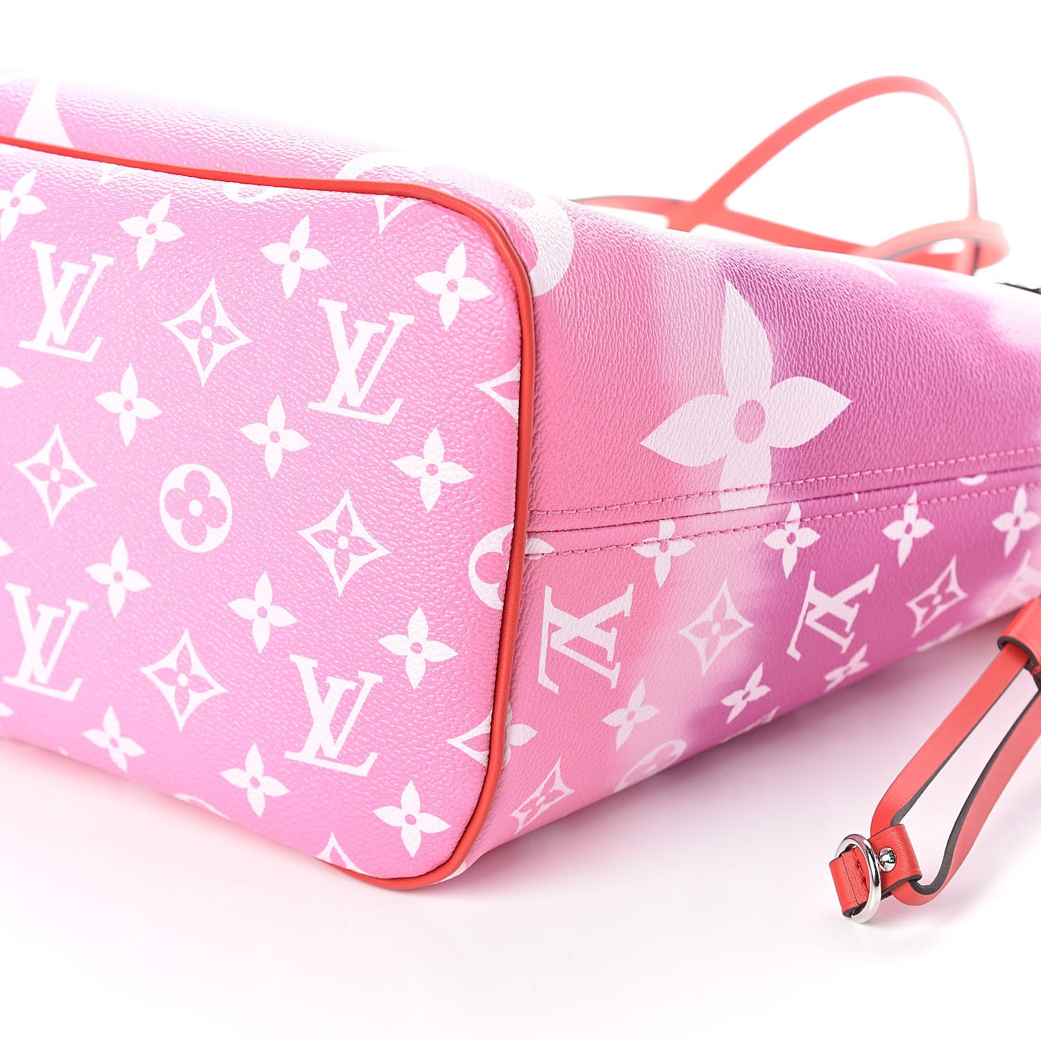 Louis Vuitton Monogram Escale Neverfull MM Rouge 9 of 10