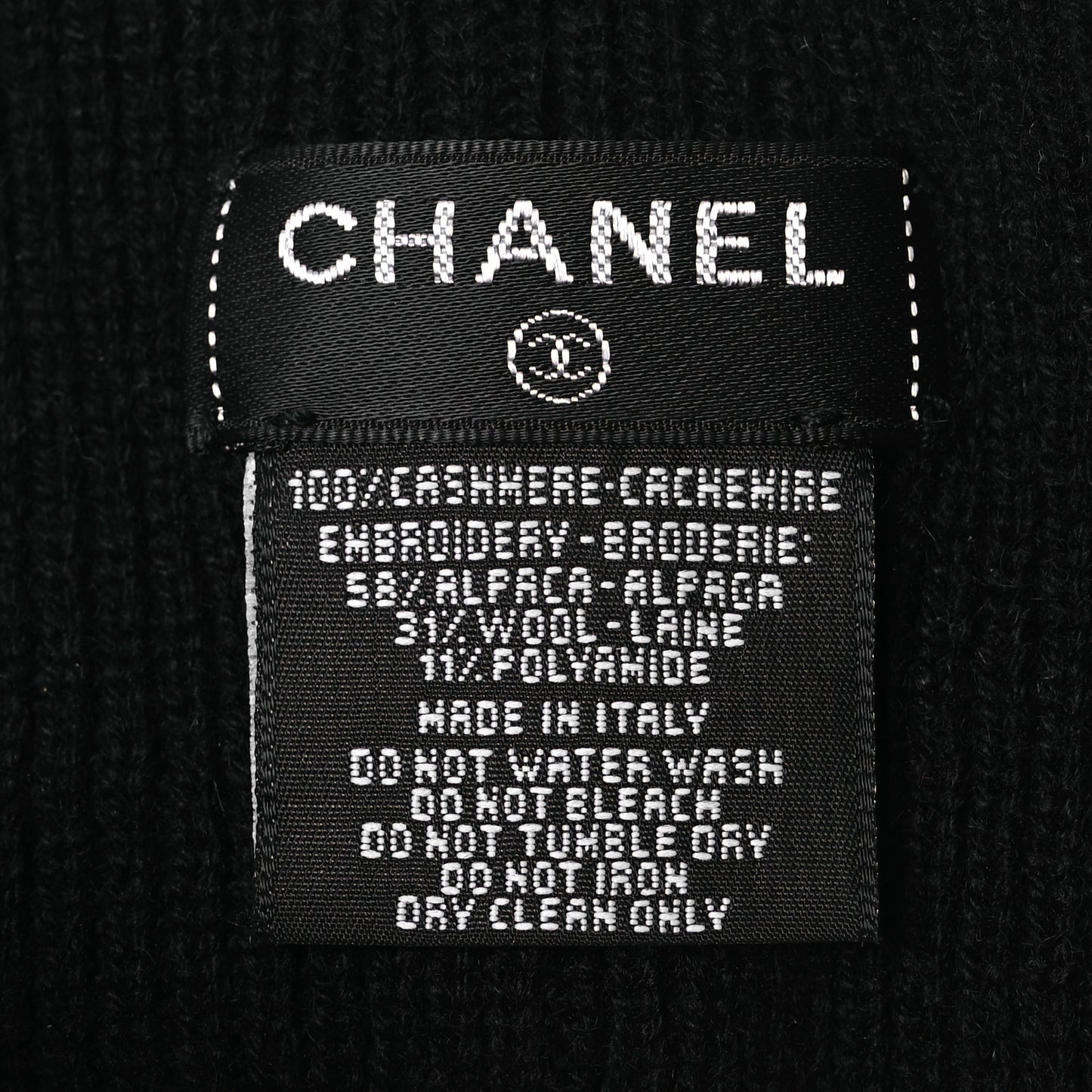 Cashmere CC Headband Black