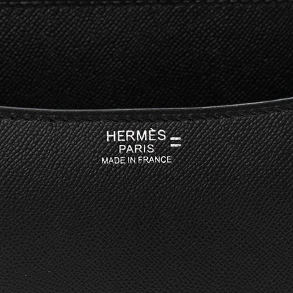 Hermes Grained Monsieur Lizard Constance 24 Black Ombre 6 of 12