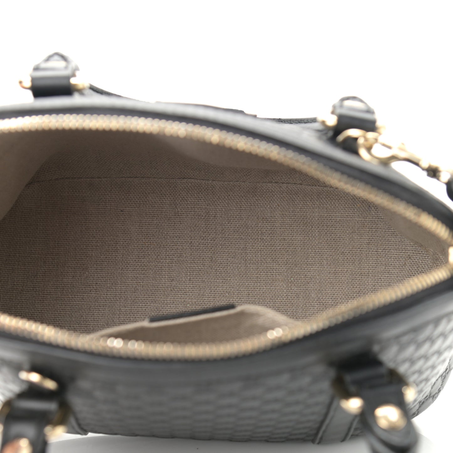 Microguccissima Mini Dome Bag Black