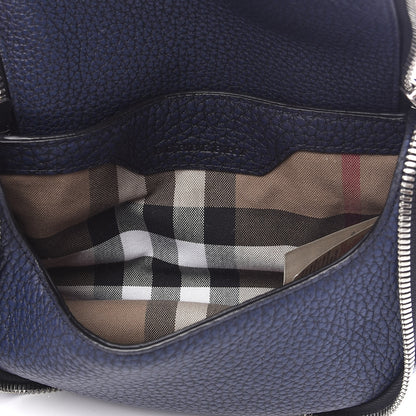 Burberry Grained Calfskin Small Zip Crossbody Bag Navy 5 of 9