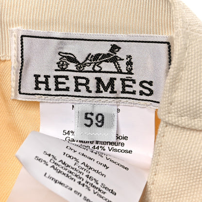 Hermes Cotton Davis Sunshine Hat 59 Ecru 8 of 9