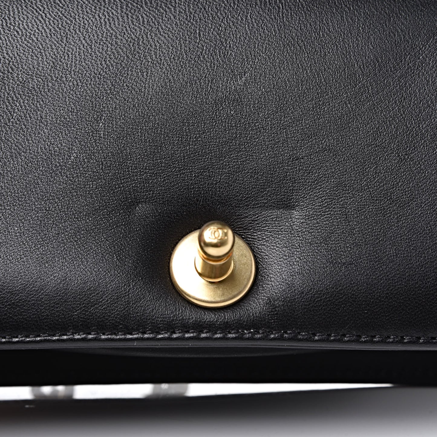 Lambskin Quilted Mini Boy Flap Black
