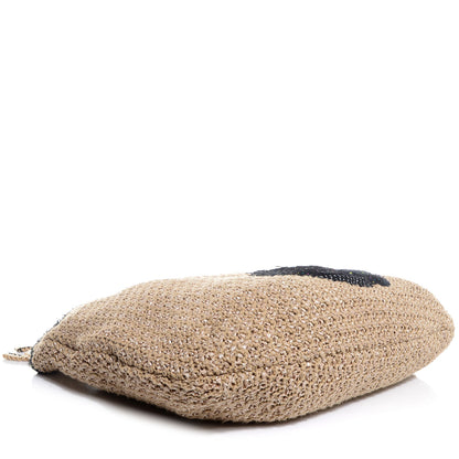 Chanel Tweed Woven Raffia Country Coco Hobo 4 of 7
