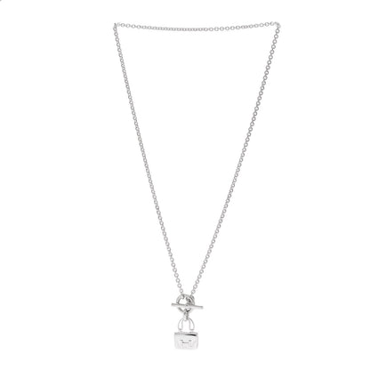 Hermes Sterling Silver Constance Amulettes Pendant Necklace 3 of 6