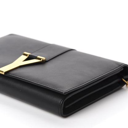 Saint Laurent Calfskin Classic Y Ligne Chain Wallet Black 7 of 11
