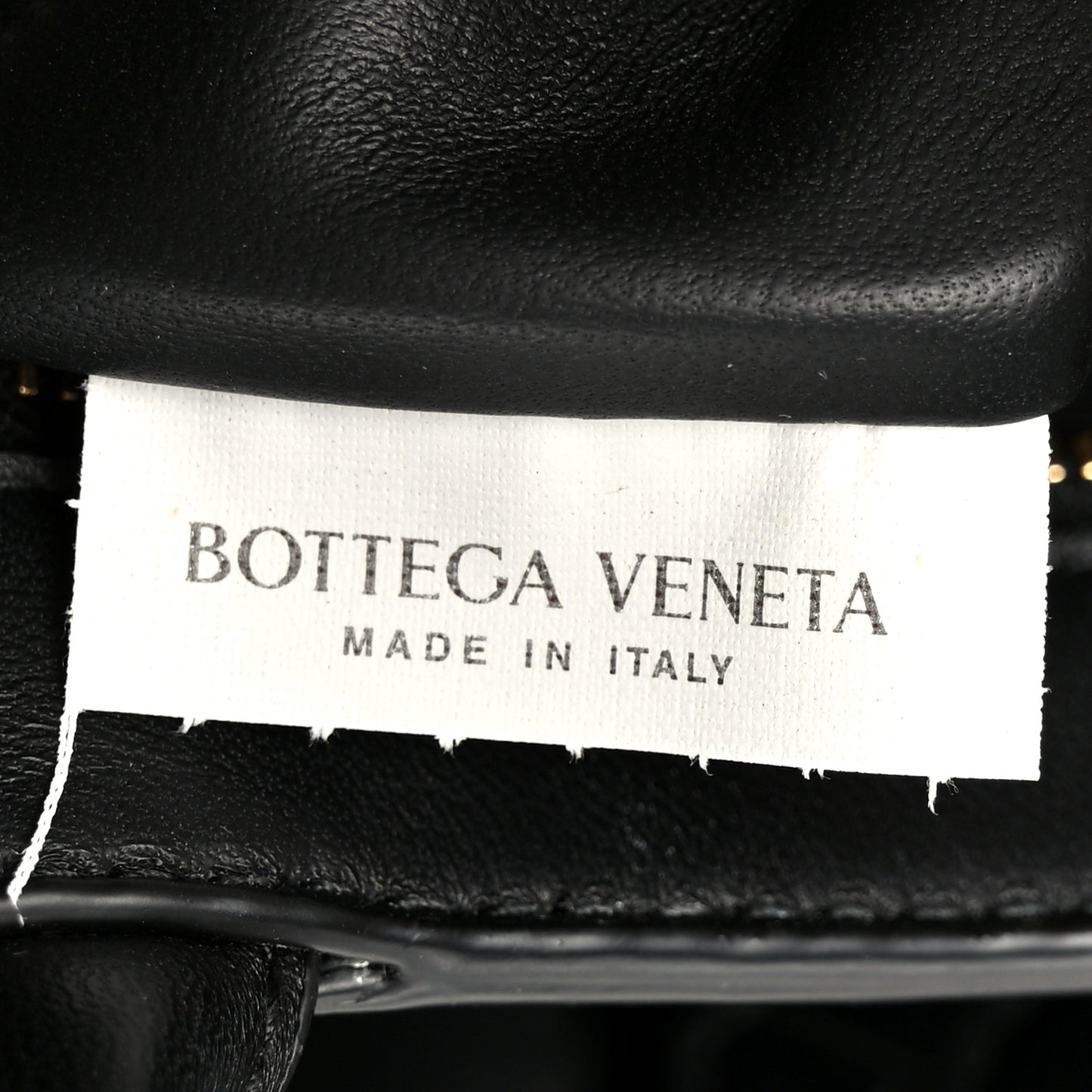 Nappa Intrecciato Small East West Andiamo Shoulder Bag Black