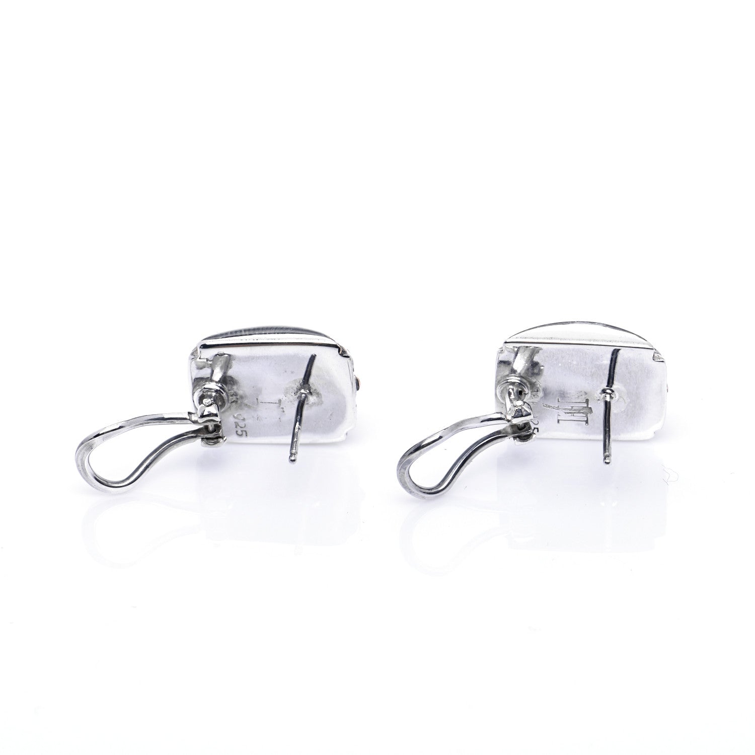John Hardy Sterling Silver 18K Yellow Gold Jaisalmer Omega Earrings 3 of 6