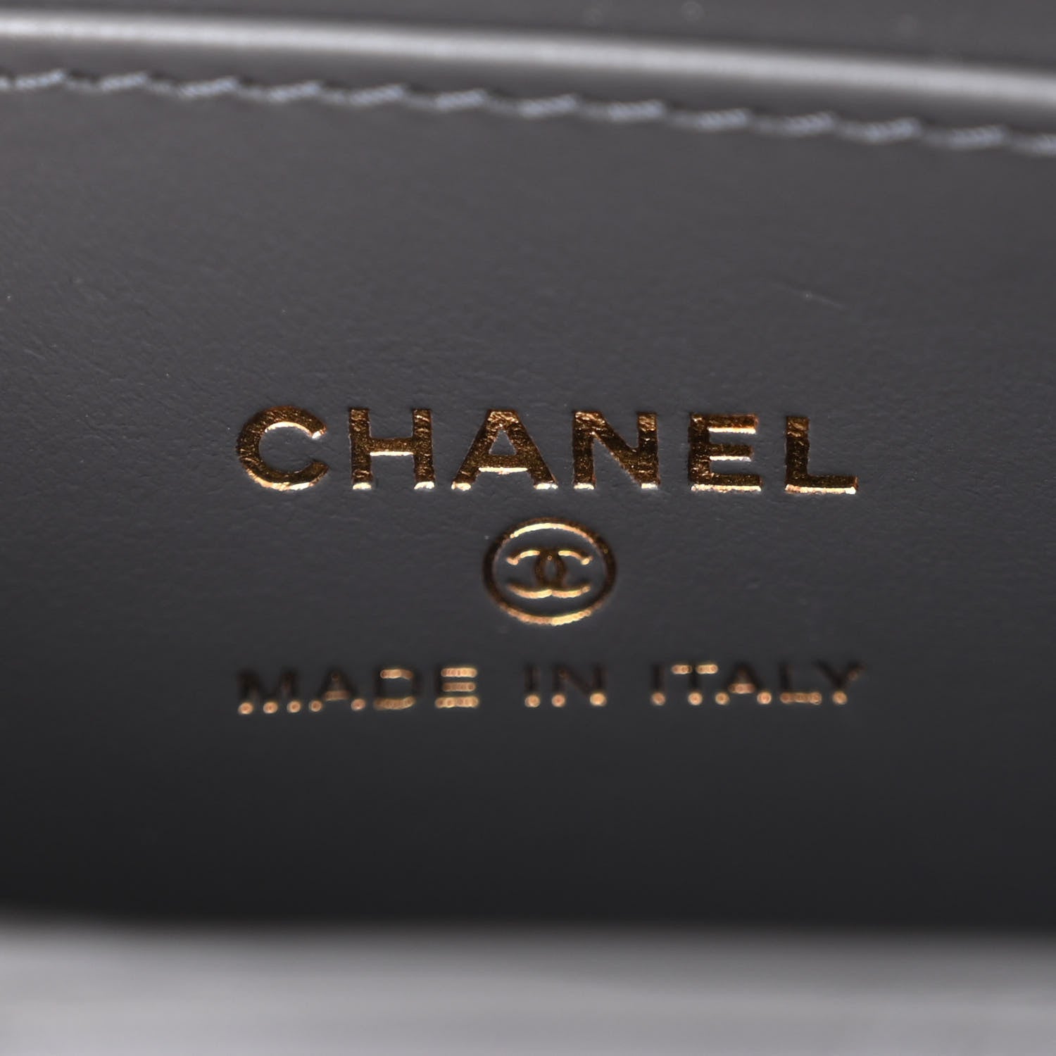 Chanel Shiny Aged Calfskin Quilted Mini Nano Kelly Shopper Grey 6 of 11