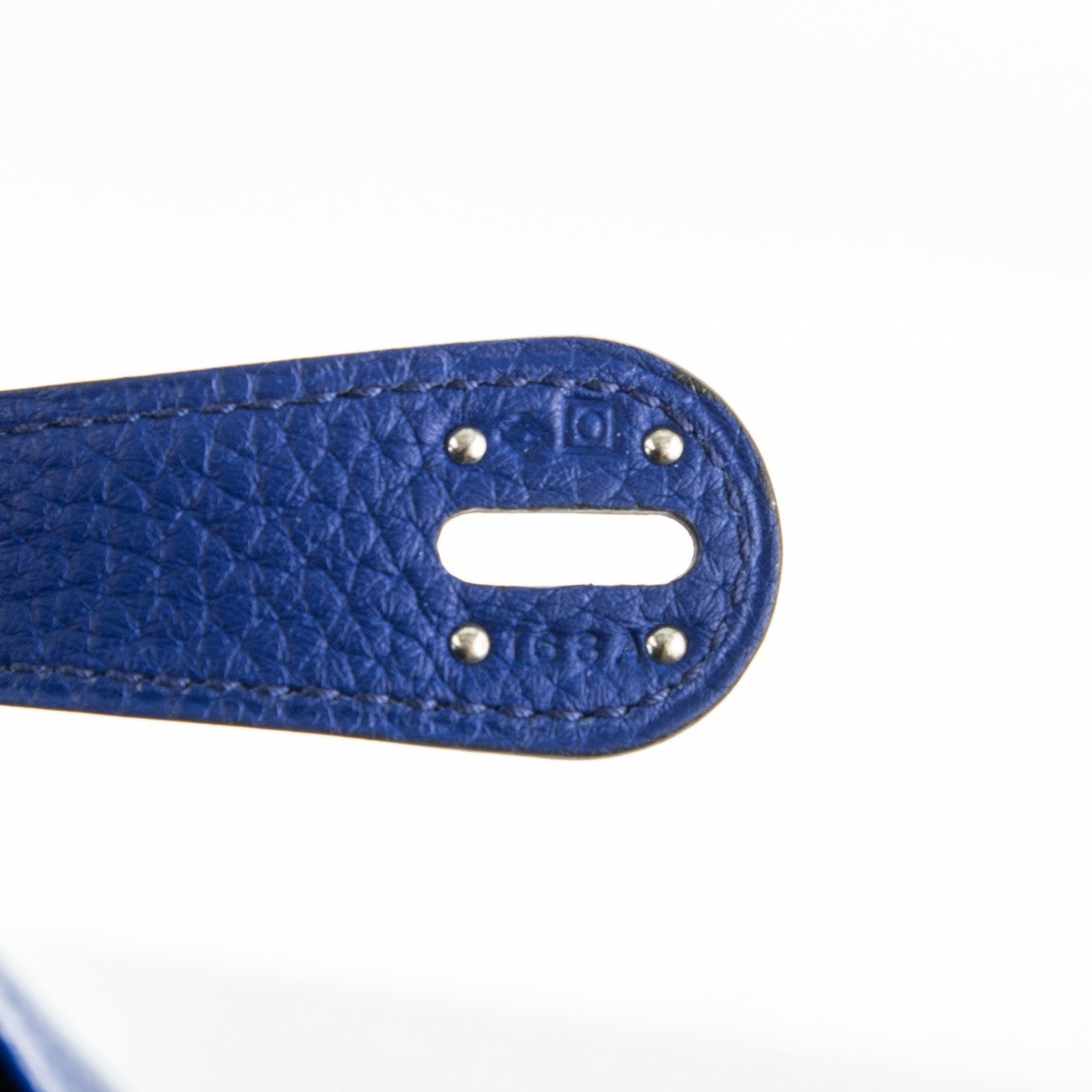 Hermes Taurillon Clemence Lindy 30 Bleu Electrique 7 of 7