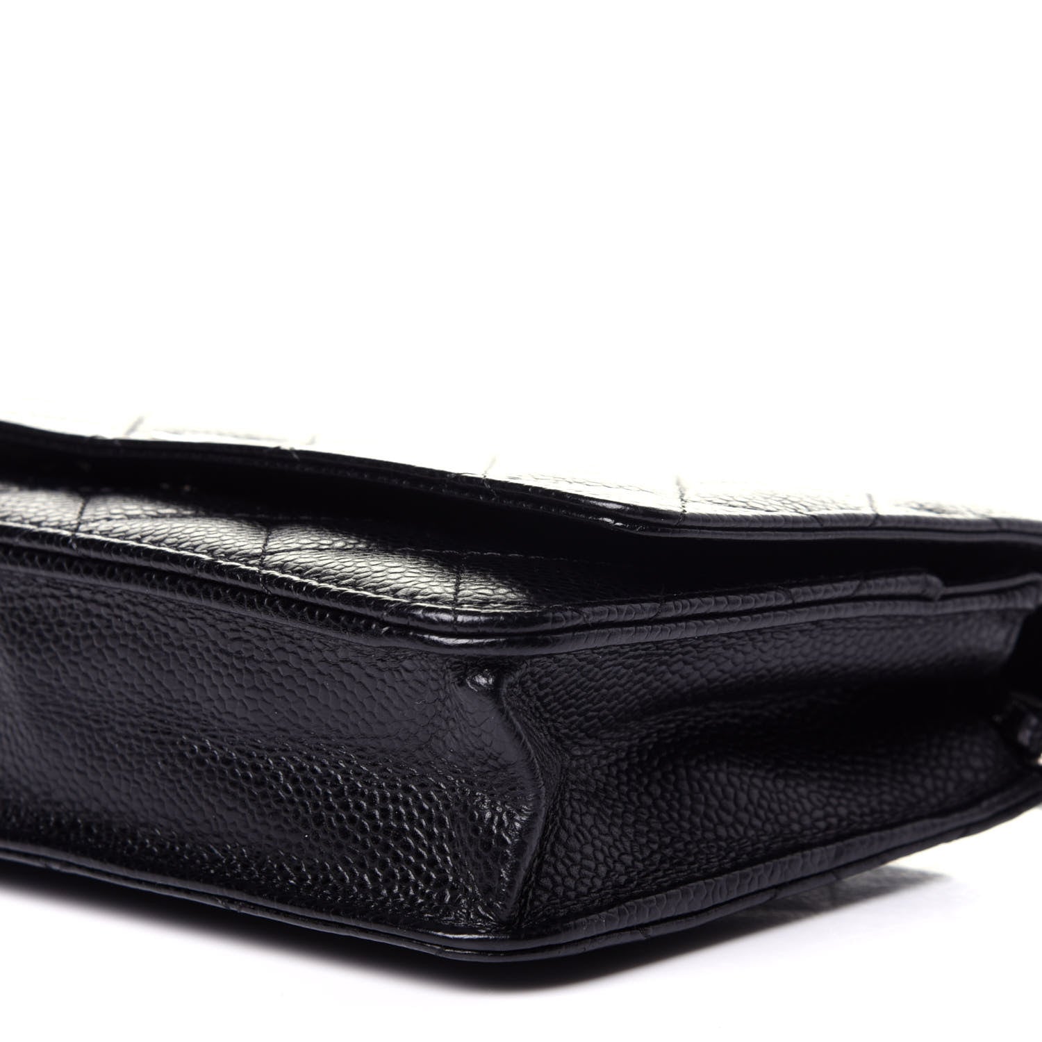 Chanel Caviar Quilted Wallet On Chain WOC Black 10 of 12