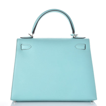 Hermes Epsom Kelly Sellier 28 Bleu Atoll 5 of 30