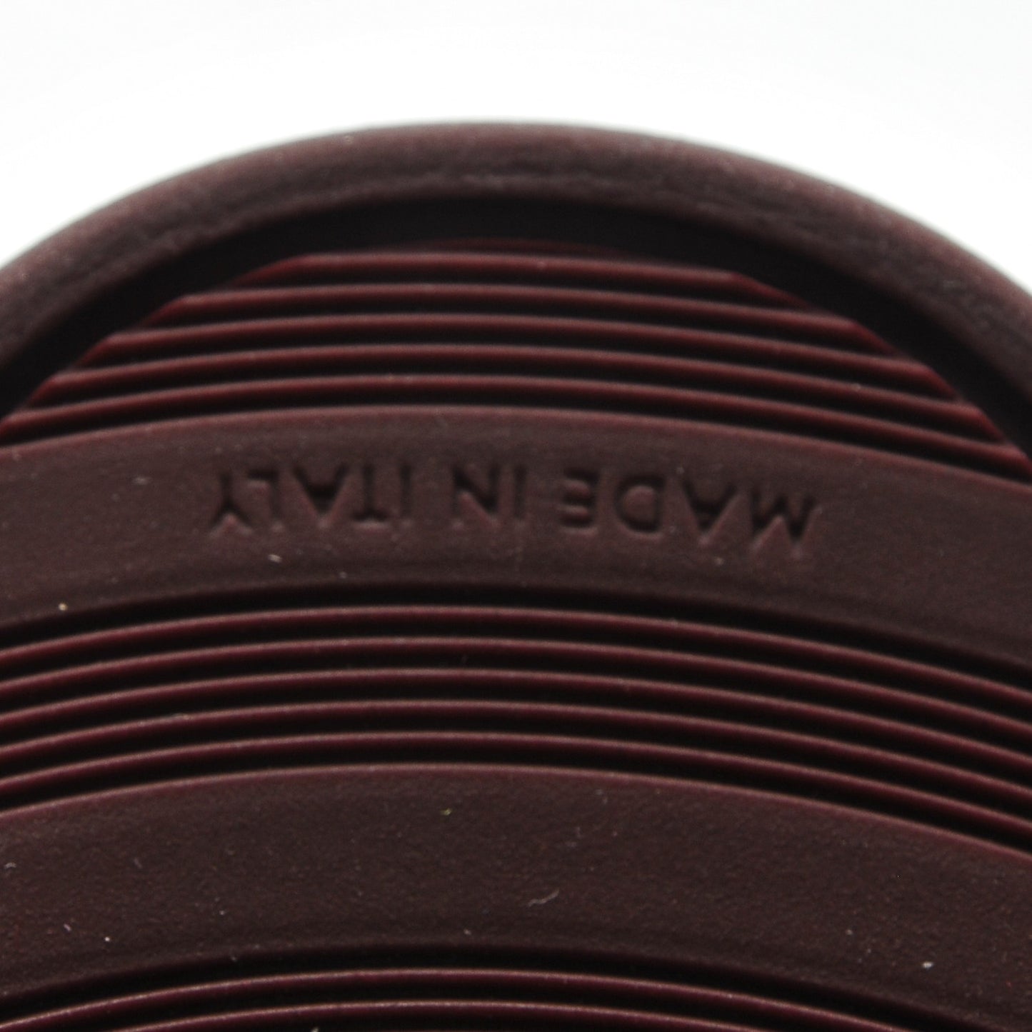 Lambskin Tweed Chain CC Sneakers 35 Burgundy Navy White