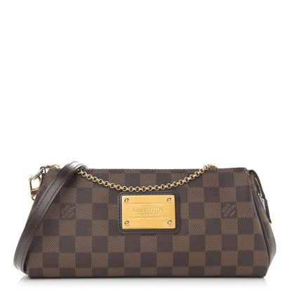 Louis Vuitton Damier Ebene Eva Clutch 1 of 11