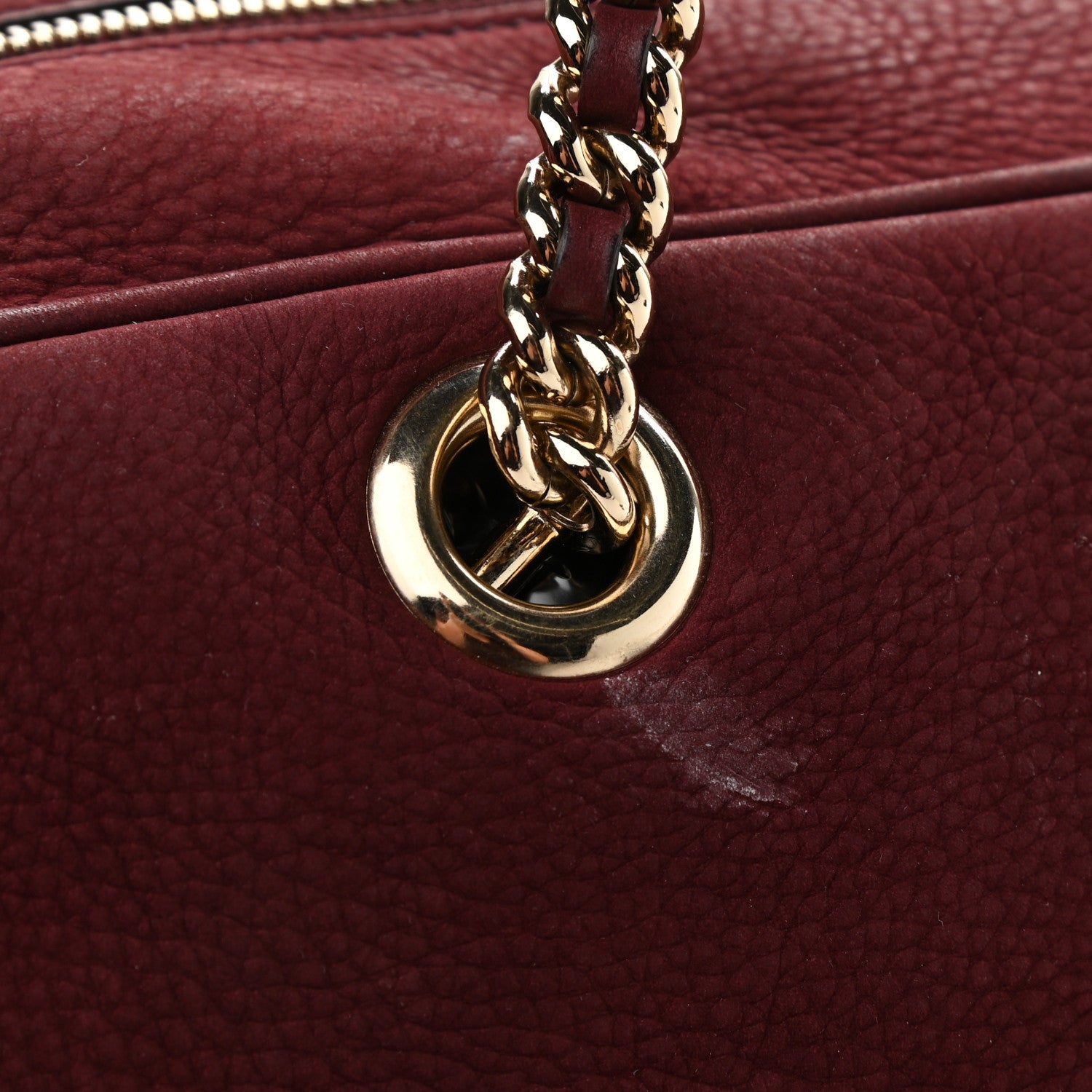 Gucci Vitello Range Medium Soho Bowler Burgundy 12 of 14