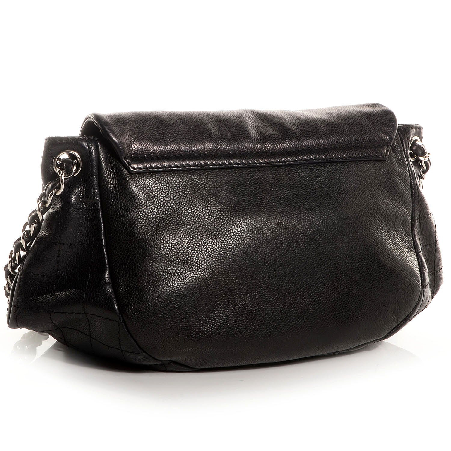 Chanel Caviar Half Moon Large Flap Black 3 of 6