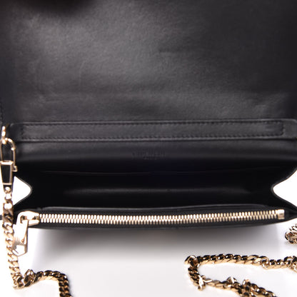 Givenchy Calfskin Triangle Studded Pandora Chain Wallet Black 5 of 8