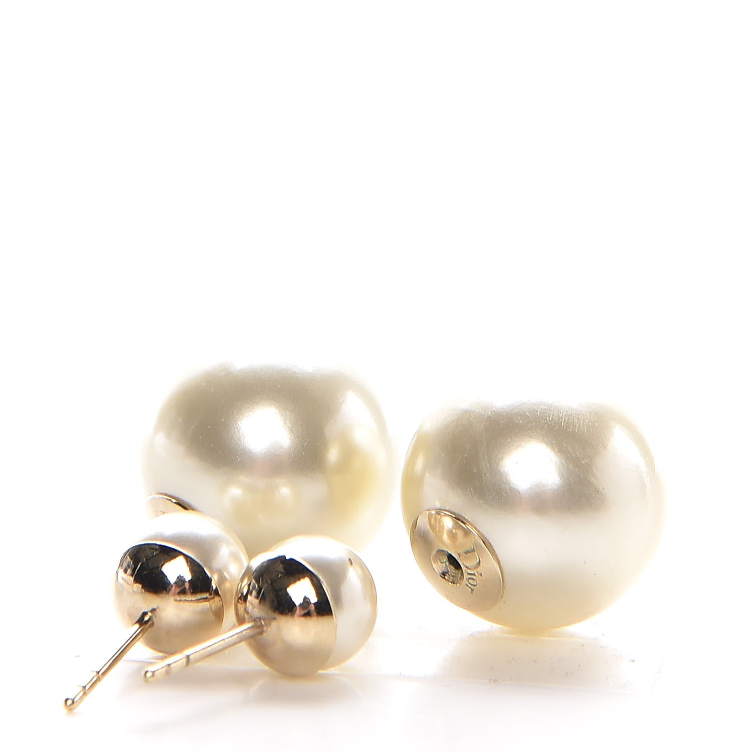 Christian Dior Pearl Mise En Dior Tribal Earrings 3 of 5