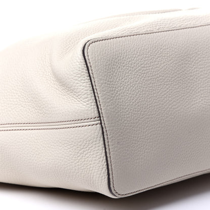 Gucci Pebbled Calfskin Large Soho Hobo Off White 6 of 10