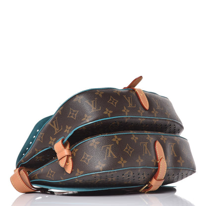 Louis Vuitton Monogram SC Flore Saumur Teal 4 of 9