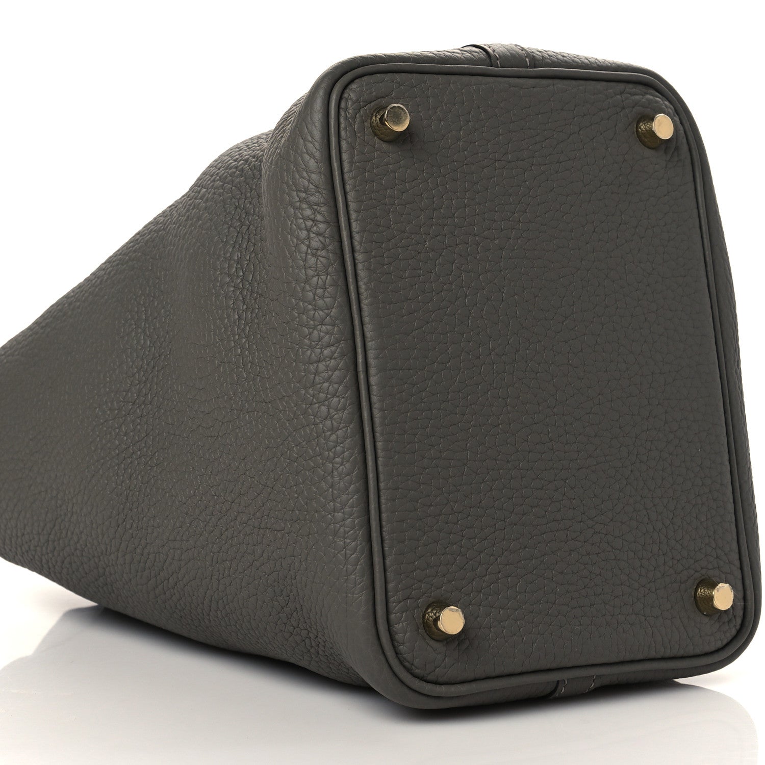Hermes Taurillon Clemence Picotin Lock 18 PM Gris Meyer 8 of 9