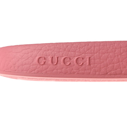 Gucci Rubber GG Monogram Perforated Womens Slide Sandals Rose Box 41 6 of 9