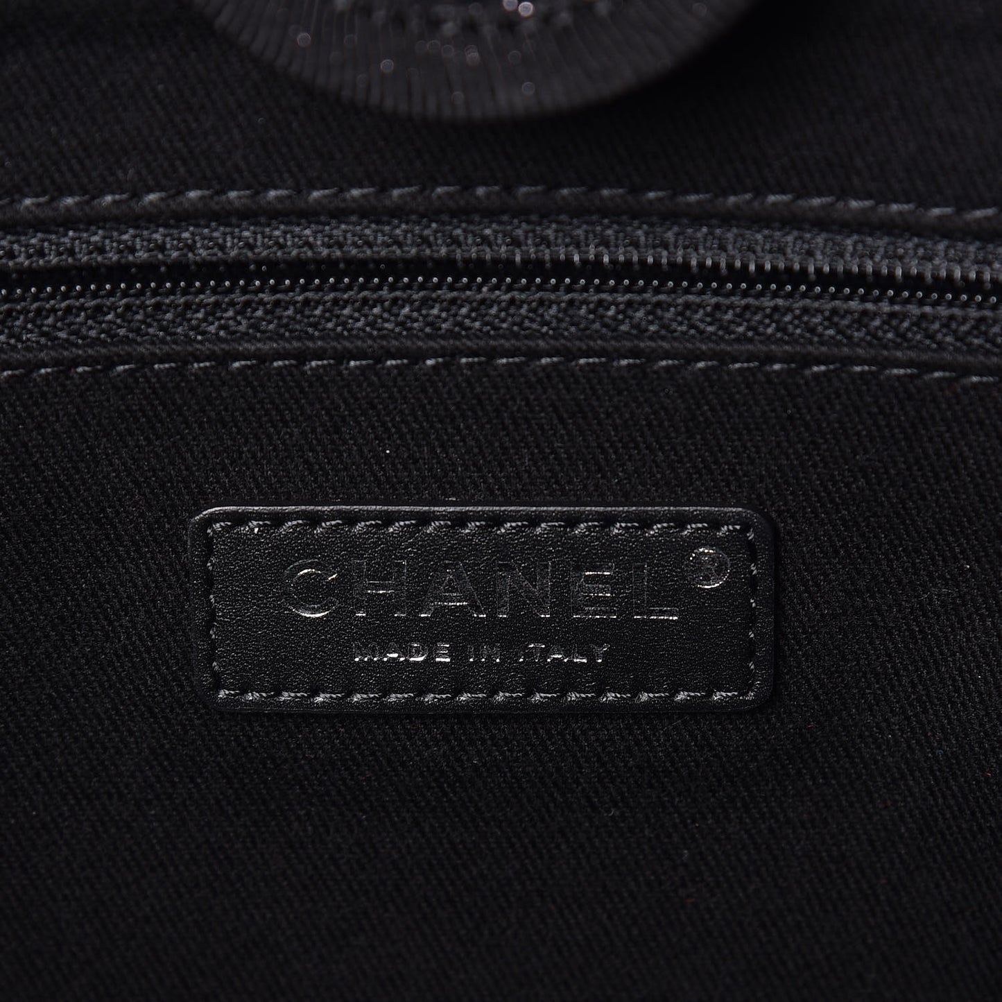 Lurex Boucle Small Deauville Tote Black