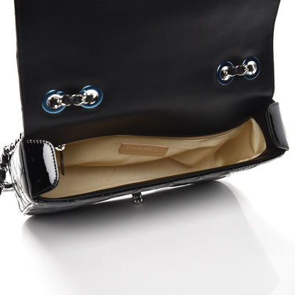 Chanel Patent Quilted Medium Coco Boy Flap Black 6 of 9